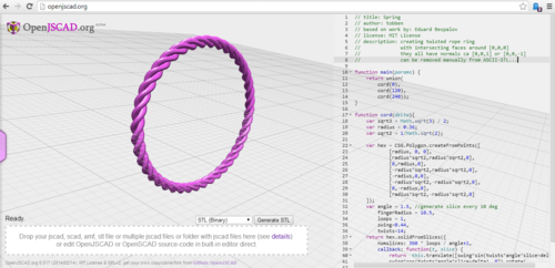Rope ring CAD